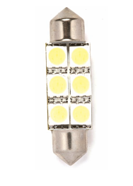 L�mpada Tubular - 39mm 6 Leds com resistencia