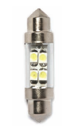 L�mpada Tubular - 36mm 4Led p/ interiores ou chapa de matr�cula