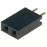 Barra de 2 pinos (1x2) fêmea 2.54mm para PCB (imagem para) Barra de 2 pinos (1x2) fêmea 2.54mm para PCB