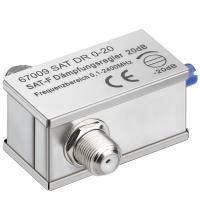 Atenuador Sinal TV 0 a 20dB / 0,1-2400 MHz Atenuador Sinal TV 0 a 20dB / 0,1-2400 MHz