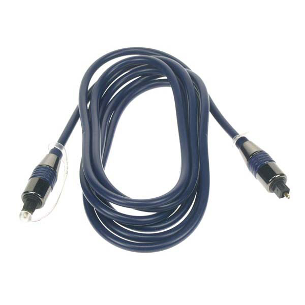 Cabo optico TOSLINK to TOSLINK OD=5mm 10m (imagem para) Cabo optico TOSLINK to TOSLINK OD=5mm 10m