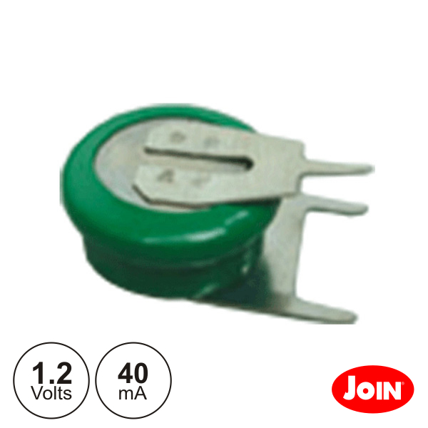 Bateria Ni-Mh 1.2V 40ma C/ Patilhas JOIN (imagem para) Bateria Ni-Mh 1.2V 40ma C/ Patilhas JOIN