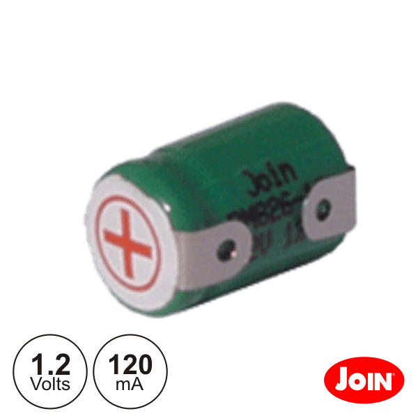 Bateria Ni-Mh 1/3aaa 1.2V 120ma JOIN (imagem para) Bateria Ni-Mh 1/3aaa 1.2V 120ma JOIN