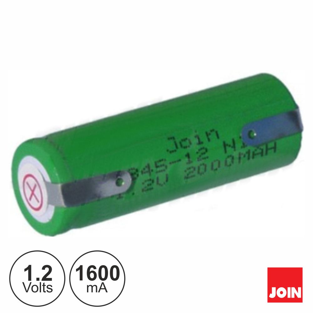 Bateria Ni-Mh LR23 / A 1.2V 2200ma C/ Patilhas JOIN (imagem para) Bateria Ni-Mh LR23 / A 1.2V 2200ma C/ Patilhas JOIN