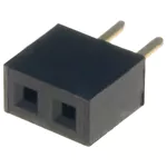 Barra de 2 pinos (1x2) fêmea 2.0mm para PCB (imagem para) Barra de 2 pinos (1x2) fêmea 2.0mm para PCB