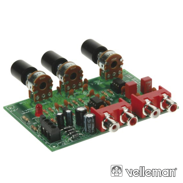 PR�-AMPLIFICADOR DE CONTROLO DE VOLUME E TOM.