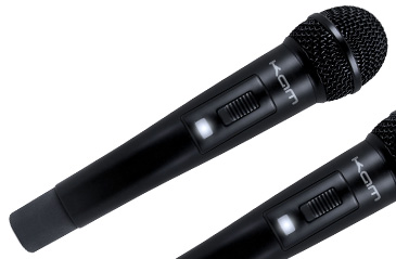 CENTRAL MICROFONE S/FIOS 2 CANAIS UHF 863.0/864.0MHZ KAM