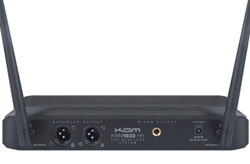 CENTRAL MICROFONE S/FIOS 2 CANAIS UHF 863.0/864.0MHZ KAM