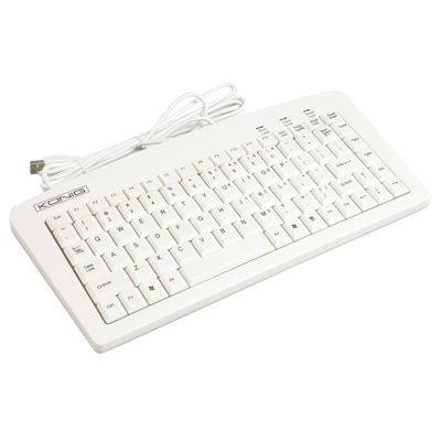 Teclado USB p- PC-Nintendo Wii - Branco Teclado USB p- PC-Nintendo Wii - Branco