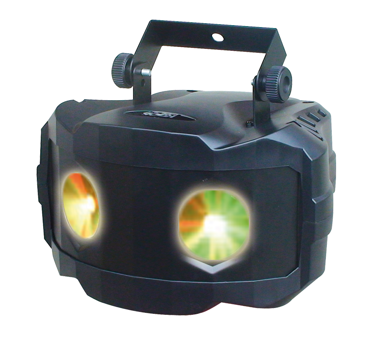 Projector de efeitos D.Flower 2x57Led RGB 3cns DMX (imagem para) Projector de efeitos D.Flower 2x57Led RGB 3cns DMX