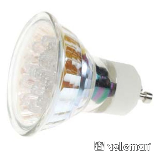 L�mpada de C�r Azul - 240V 15 LEDs - LAMPLGU10B