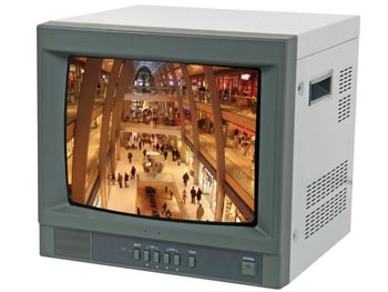 Monitor 14" - Alta defini��o, Entradas: 2x Video 3x Audio