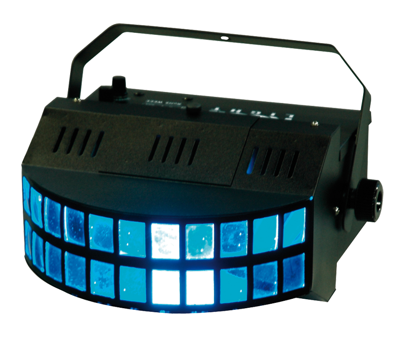 Projector de efeitos 4 Derby DMX Led 2x9W RGB (imagem para) Projector de efeitos 4 Derby DMX Led 2x9W RGB