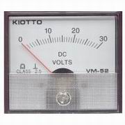 Voltímetro Analógico DC - 0-30V - 70x60 (imagem para) Voltímetro Analógico DC - 0-30V - 70x60