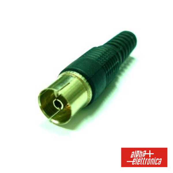 FICHA COAXIAL FÉMEA 9.5MM (imagem para) FICHA COAXIAL FÉMEA 9.5MM