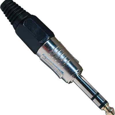 Ficha 6,5 ST. Macho Dourado Metal Preto (imagem para) Ficha 6,5 ST. Macho Dourado Metal Preto