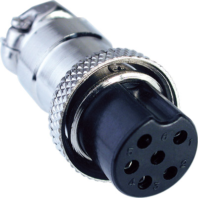 Ficha Micro 6 Pinos Fêmea - Extensão (imagem para) Ficha Micro 6 Pinos Fêmea - Extensão