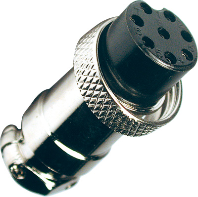 Ficha Micro 8 Pinos Fêmea - Extensão (imagem para) Ficha Micro 8 Pinos Fêmea - Extensão