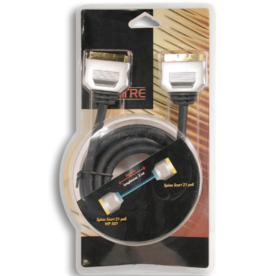 Cabo Scart M. / Scart M. - 3mt. (Home Cinema) (imagem para) Cabo Scart M. / Scart M. - 3mt. (Home Cinema)