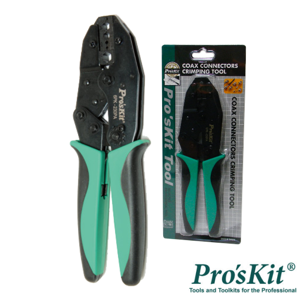 ALICATE DE CRAVAR FICHAS COAXIAIS RG PROSKIT (imagem para) ALICATE DE CRAVAR FICHAS COAXIAIS RG PROSKIT