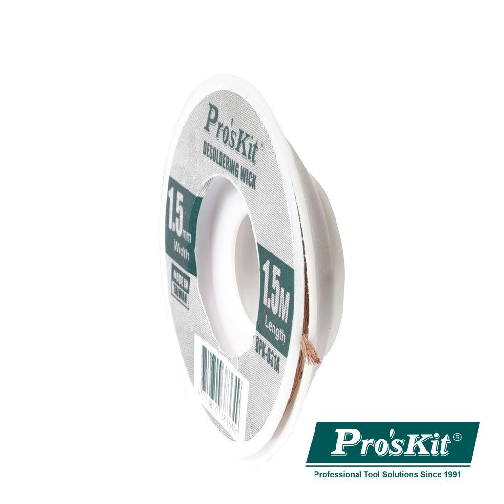 MALHA DESSOLDADORA 1.5MM 1.5M PROSKIT (imagem para) MALHA DESSOLDADORA 1.5MM 1.5M PROSKIT