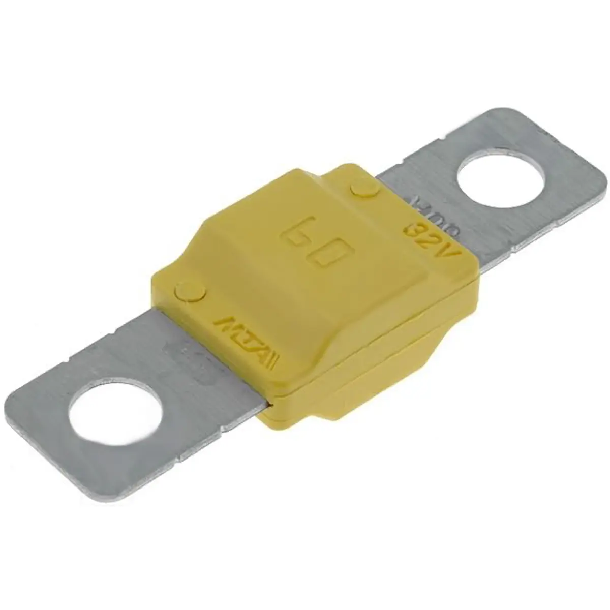 Fusível auto MIDI 60A amarelo (imagem para) Fusível auto MIDI 60A amarelo