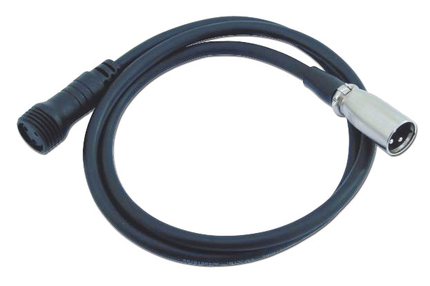 Cabo DMX XLR Macho/Femea 1MT (imagem para) Cabo DMX XLR Macho/Femea 1MT