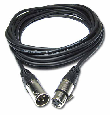 Cabo de Micro XLR F / XLR M 10MT (imagem para) Cabo de Micro XLR F / XLR M 10MT