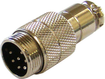 Ficha Micro 7 Pinos Macho - Extensão (imagem para) Ficha Micro 7 Pinos Macho - Extensão