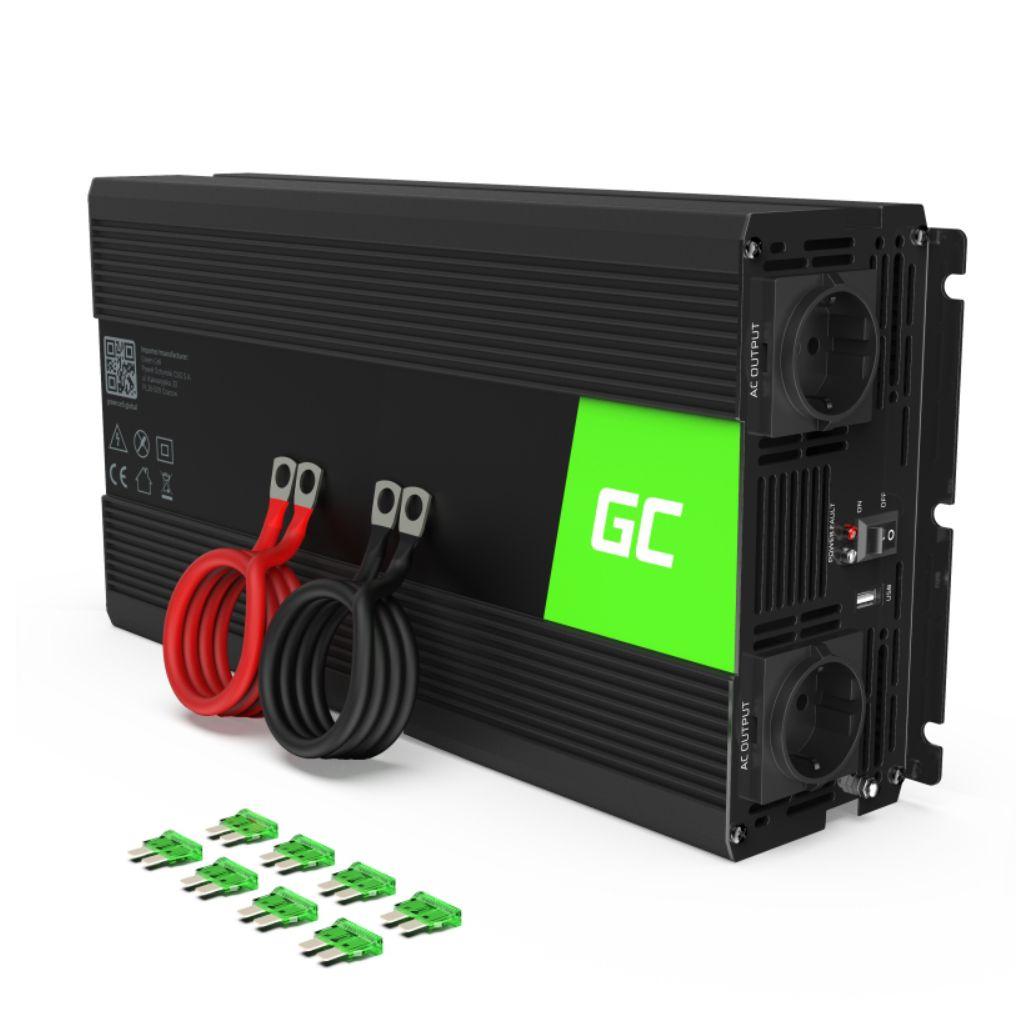 Conversor 12V-230V 1500W Onda Modificada GREEN CELL (imagem para) Conversor 12V-230V 1500W Onda Modificada GREEN CELL