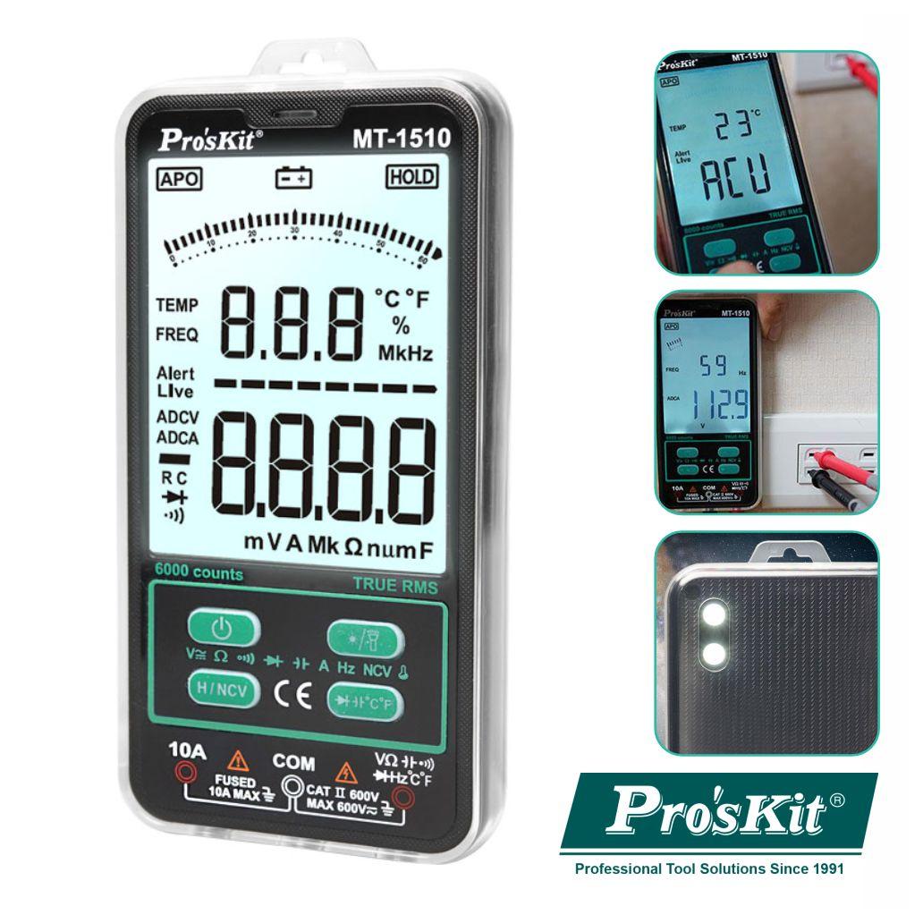 Multímetro Digital de Bolso 3 5/6 Dígitos True Rms PROSKIT (imagem para) Multímetro Digital de Bolso 3 5/6 Dígitos True Rms PROSKIT