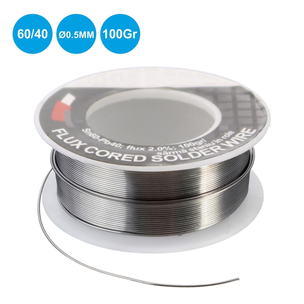 Solda 0.5mm 60/40 100g (imagem para) Solda 0.5mm 60/40 100g