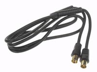 Cabo TV caoxial M p/ coaxial F c/sup d/ruido -10m (imagem para) Cabo TV caoxial M p/ coaxial F c/sup d/ruido -10m