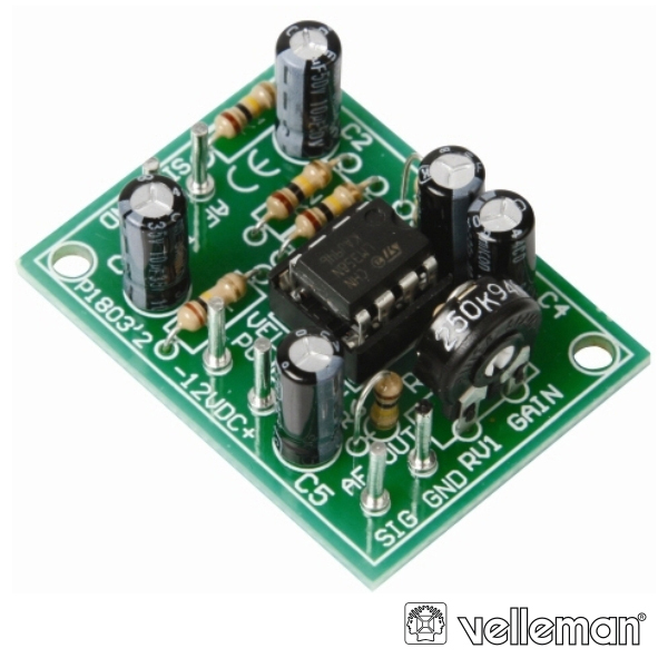 KIT PRÉ-AMPLIFICADOR MONO UNIVERSA (imagem para) KIT PRÉ-AMPLIFICADOR MONO UNIVERSA